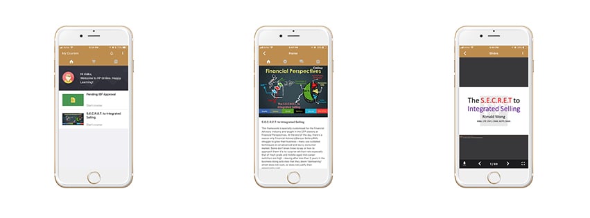 Branded Learning Apps example for IOS
