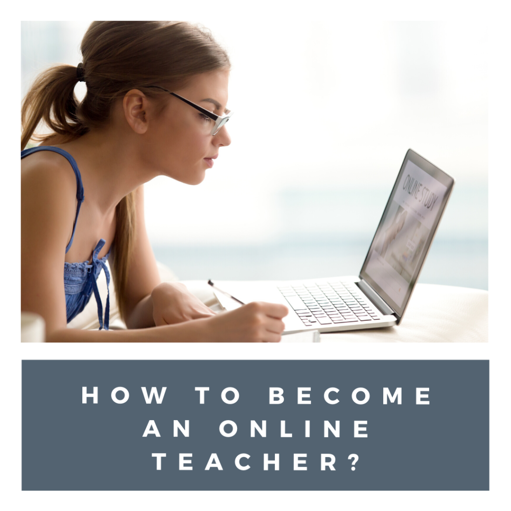 how to become an online teacher?