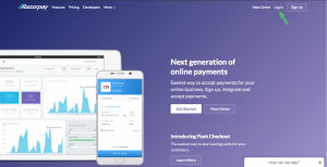 Signup and login into RazoyPay