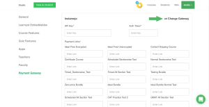 Select Change gateway