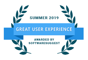 Great user experience awarded by softwaresuggest