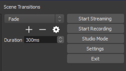 Recording Buttons in OBS