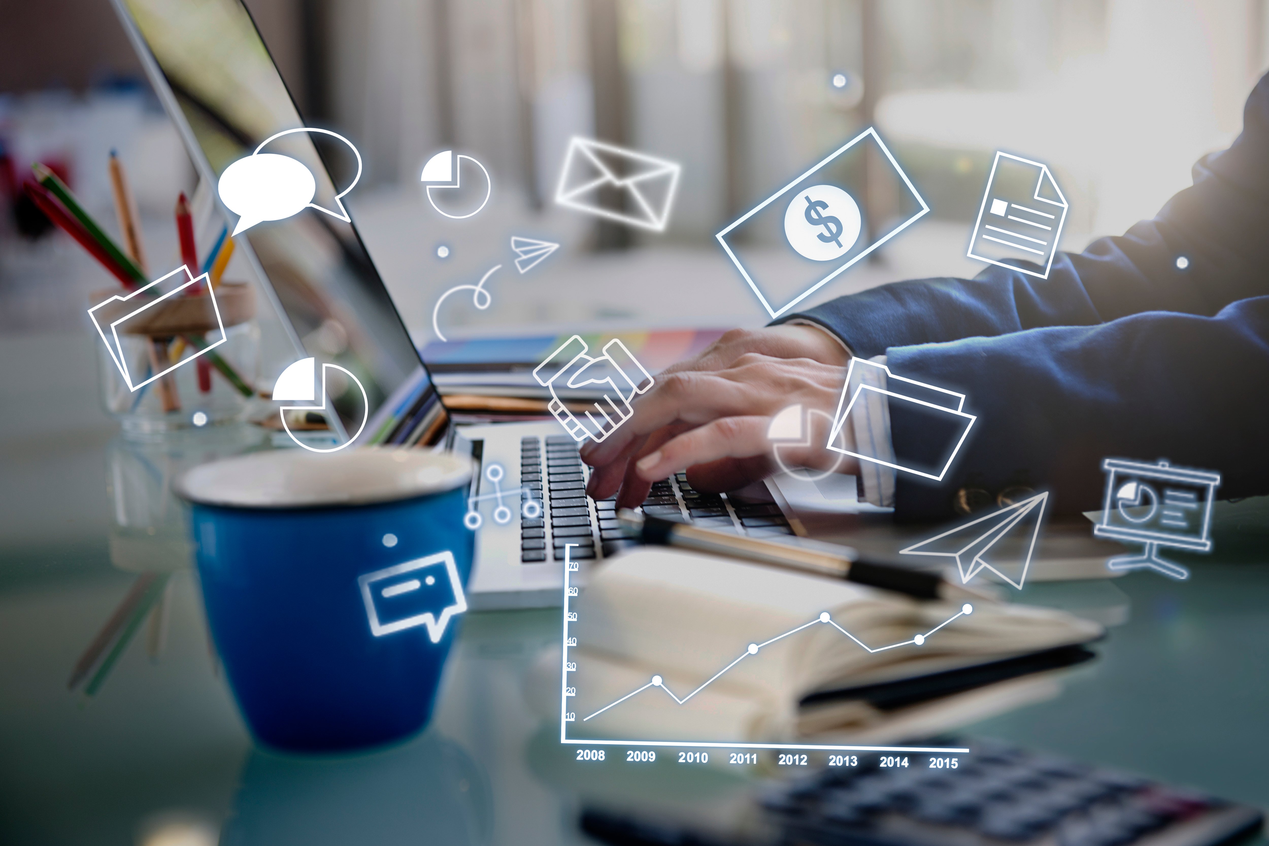 Stock image of Digital products