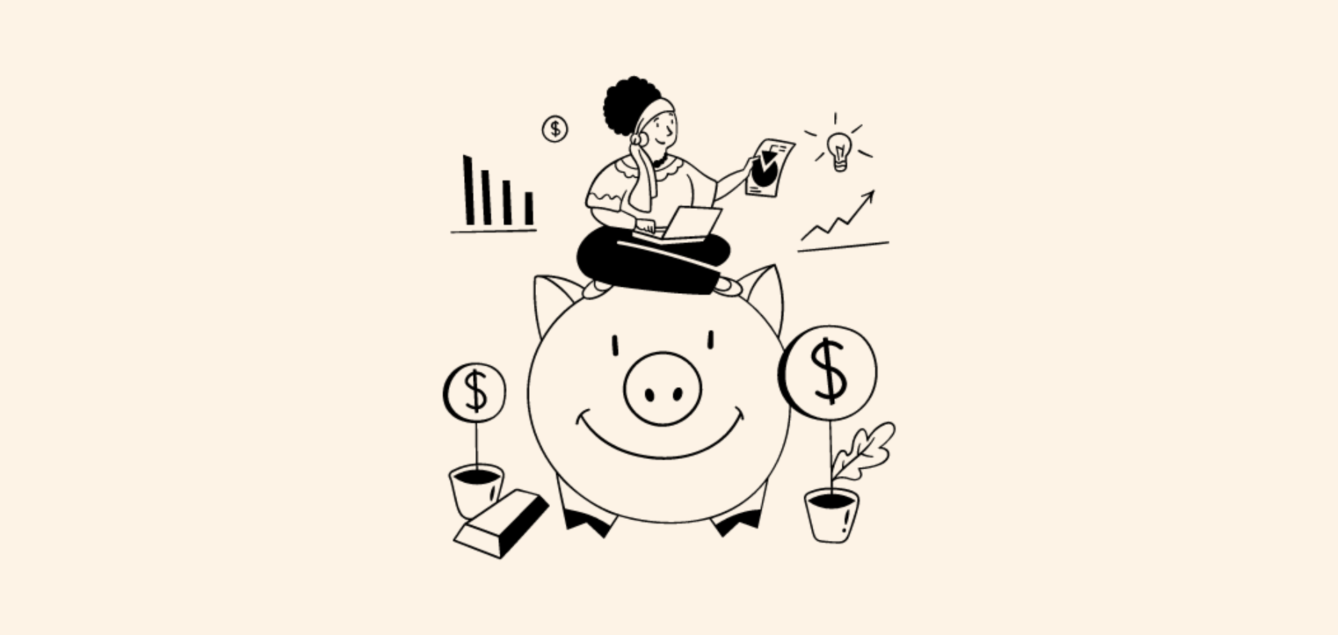 illustration of earning money by teaching online